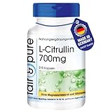 L-Citrullin 700mg, vegan, ohne Magnesiumstearat, 210 Kapseln