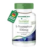 L-Tryptophan 500mg - 90 Kapseln - essenzielle Aminosäure