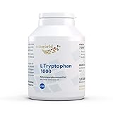 3er Pack Vita World L-Tryptophan 1000mg 3 x 120 Tabletten L Tryptophan Aminosäure Serotonin