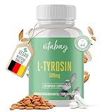 L-Tyrosin 500 mg - 100% Vegan (120 vegane Kapseln)