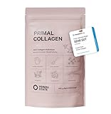 PRIMAL COLLAGEN Protein | Kollagen Hydrolysat Peptide | Pulver aus Weidehaltung | Typ I und Typ II | Lift Drink | Laborgeprüft | Geschmacksneutral - 460g