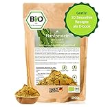 Hanfprotein-Pulver aus Deutschland 1kg. 30% Proteinanteil - ohne Zusätze - Hanfsamenprotein - Veganes Proteinpulver