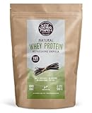 Natural Whey Protein - Refreshing Vanilla - 78% Protein - Bio Molkenprotein - 500g