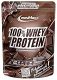 IronMaxx 100% Whey Protein / Whey Proteinpulver Schokolade auf Wasserbasis / Eiweißpulver für Eiweißshake mit Milchschokoladen Geschmack / 1 x 500 g Beutel