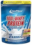 IronMaxx 100% Whey Protein / Whey Proteinpulver auf Wasserbasis / Eiweiß Pulver mit Erdbeere-Weiße Schokolade Geschmack / 1 x 500 g Beutel