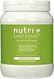 Nutri-Plus Shape & Shake Glutenfrei-Vegan (Soja-Erbsenprotein) Schokolade 500g - Glutenfreies Protein ohne Aspartam, Milcheiweiß & Laktose