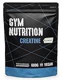 CREAPURE CREATINE - Monohydrat Pulver, deutsche Premium-Qualität I 500g I Vegan & Halal I Höchste Reinheit von Gym Nutrition
