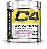 Cellucor C4 G4 - Pre-Workout-Pulver mit Creatin - Rosa Limonade - 60 Portionen