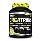 Biotech USA CreaTrans Creatin Transport, 1KG Dose , Red Berry (2er Pack)