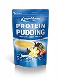 IronMaxx Protein Pudding mit 86% Eiweiß / Vanillepudding / Kohlenhydratarm / Fettarm / Zubereitung ohne Milch, 300g