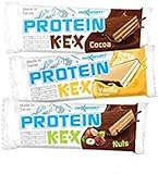 Maxsport Nutrition 30-33% Protein Riegel Protein Kekse, Glutenfrei Proteinriegel - Original eiweißriegel (MixBox - 18 Stück)