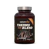 Fatburner Thermo Blend | NEUE FORTGESCHRITTENE FORMEL | Thermogener Fatburner für Gewichtsverlust und natürliche Energie | (220 vegetarische Kapseln)