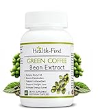 Gesundheit zuerst Pure Green coffee bean Max Extrahieren, Fatburner, 1600 mg täglich, 60 Kapseln 50% Chlorogensäure