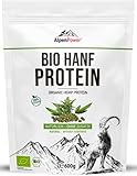 ALPENPOWER | BIO HANFPROTEIN aus Österreich | Ohne Zusatzstoffe | 100% reines Hanfprotein | Hochwertiges Eiweiß | Vegan | Vielseitig anwendbar | Low Carb | Organic Hemp Protein | 600g