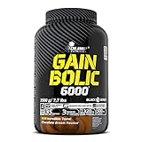 Olimp Gain Bolic 6000 | Kohlenhydrat-Präparate mit Mehrkomponenten Proteine | Taurin | Schokolade Geschmack | 3,5 kg