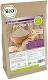 Bio Reisprotein 1kg im Zippbeutel - mind. 80% Protein - Eiweiss - Glutenfrei - 1er Pack (1000g) - Premium Qualität