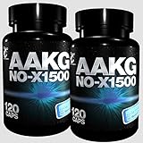 AAKG NoX 1500- 240 Kapseln, Reines A-AKG Arginin-Alpha-Keto-Glutarat