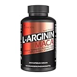 Biomenta L-ARGININ + MACA mit 1.500 mg L-Arginin + 3.500 mg Maca + OPC + Avena Sativa + Spirulina Algen + Zink 140 Kapseln