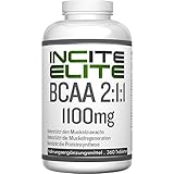 BCAA Tabletten 2:1:1 max. Wirksamkeit 1100mg 360 Tabletten