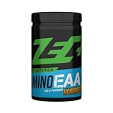ZEC+ AMINO EAA Formula Plus, essentielle Aminosäuren für den Muskel- und Gewebeaufbau, 8 EAAs in Reinform, 500g Geschmack MELONE