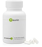 TAURIN * Garantierte Reinheit von über 99 % * 500 mg / 120 pflanzliche Kapseln