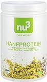 nu3 Bio Hanf-Protein-Pulver mit 50% Protein - Vegan, Glutenfrei 500g