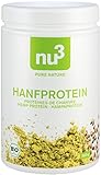 nu3 Bio Hanf-Protein-Pulver mit 50% Protein - Vegan, Glutenfrei 500g