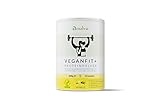 VeganFit+ Vegan Protein | Hochwertiges Proteinpulver mit Eiweiß aus Reis, Hanf und Erbse + Superfoods 400g